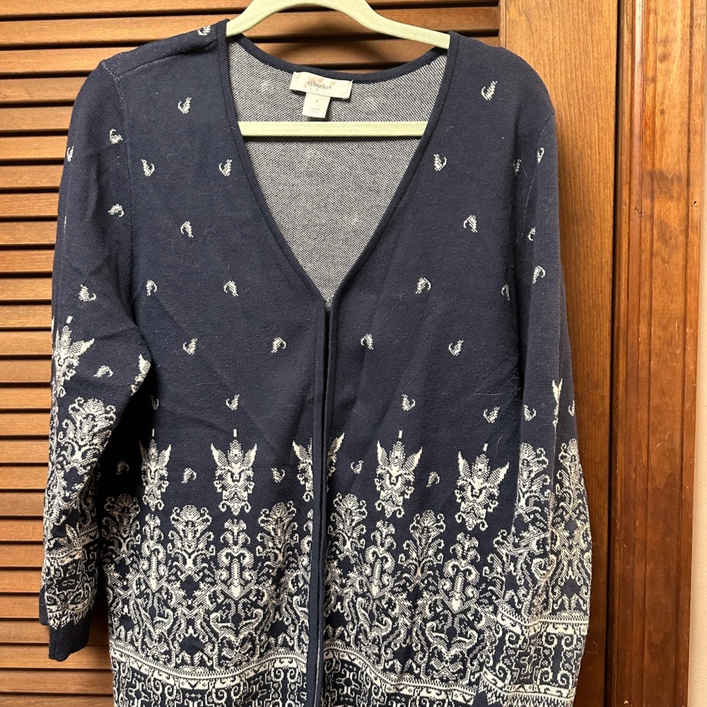 CJ Banks purple cardigan